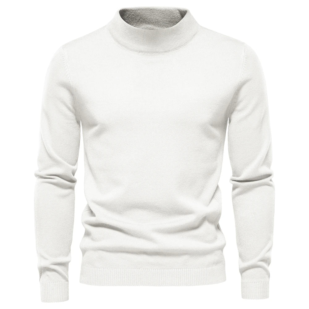 Rence - Stilfuld sweater med lille rullekrave