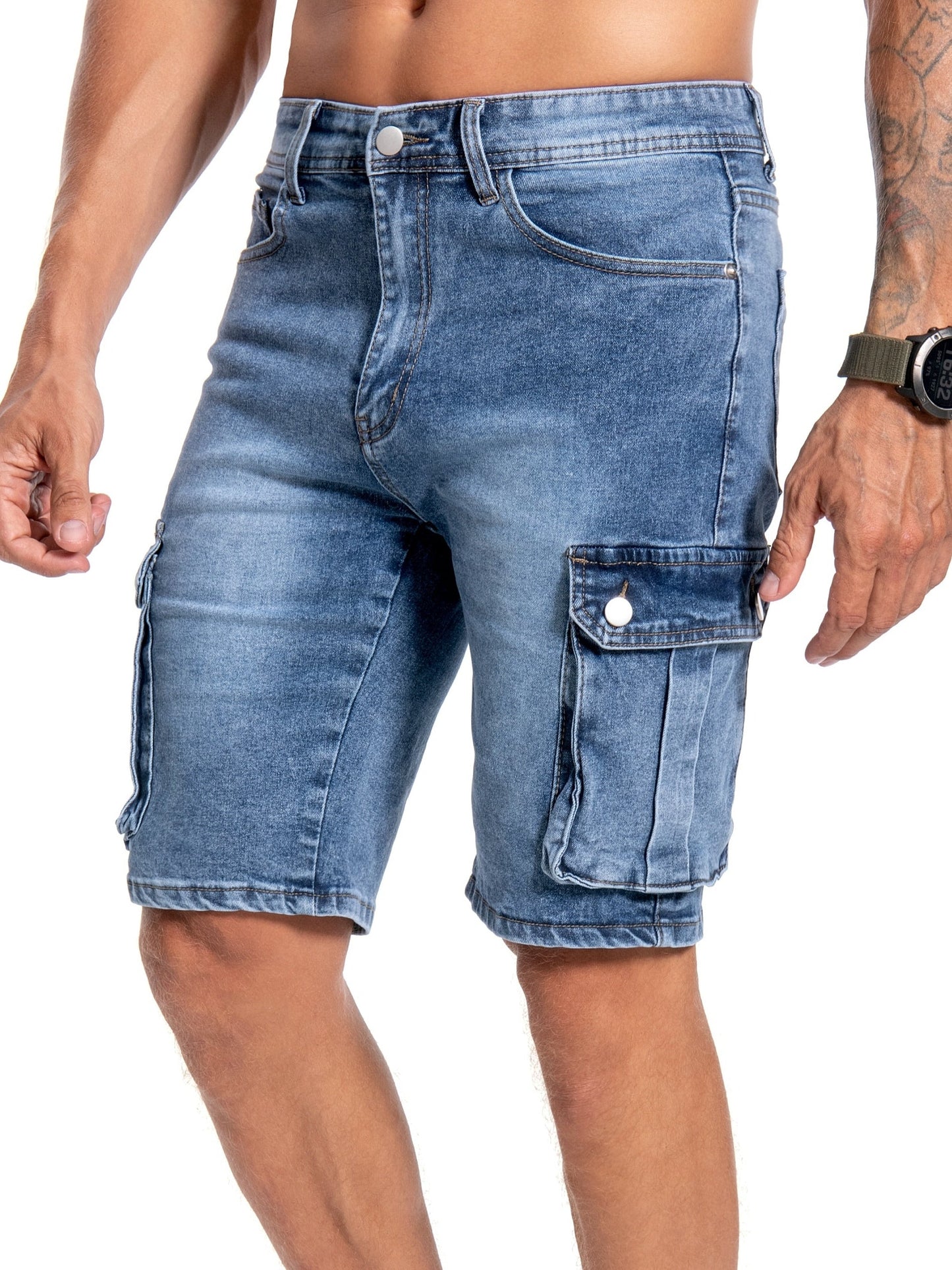 Kunner - Denimshorts til mænd med stil og funktionalitet