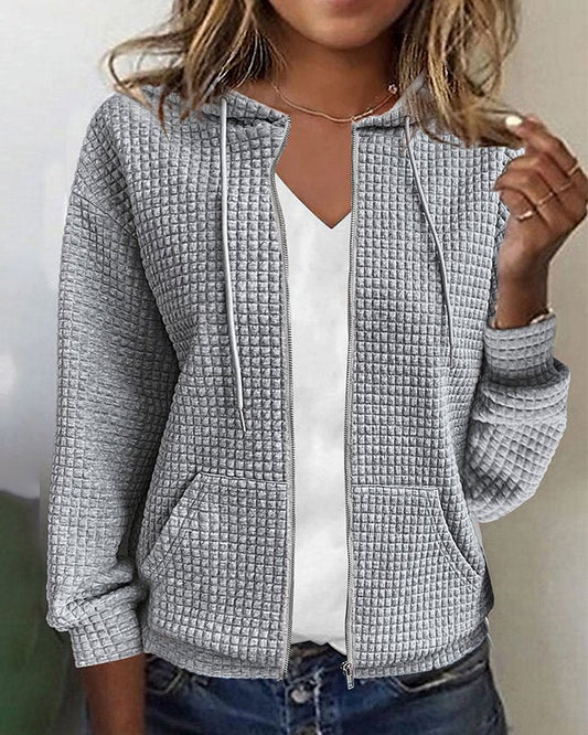 Monica - Casual cardigan med lommer