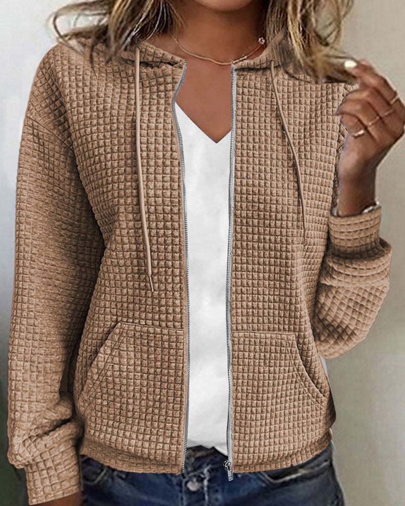 Monica - Casual cardigan med lommer