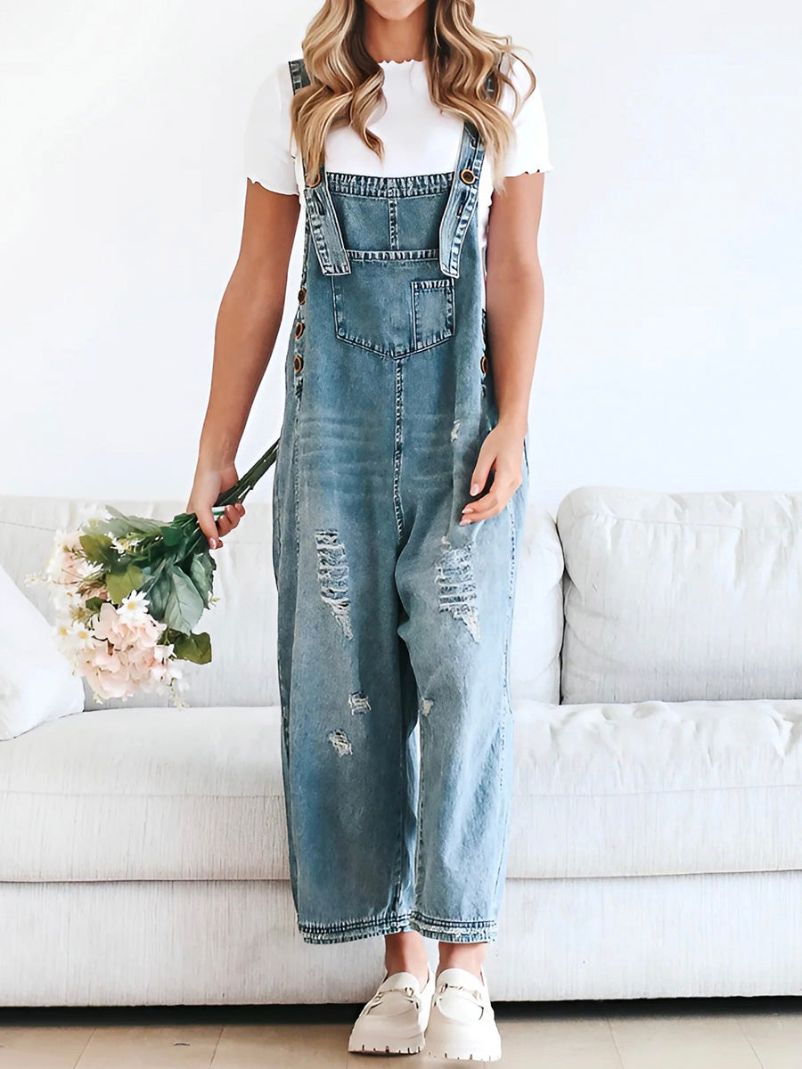 Camie - Jumpsuit af denim