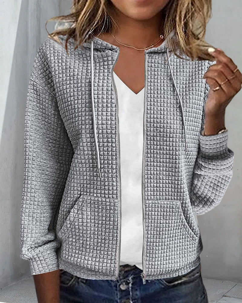 Monica - Casual cardigan med lommer