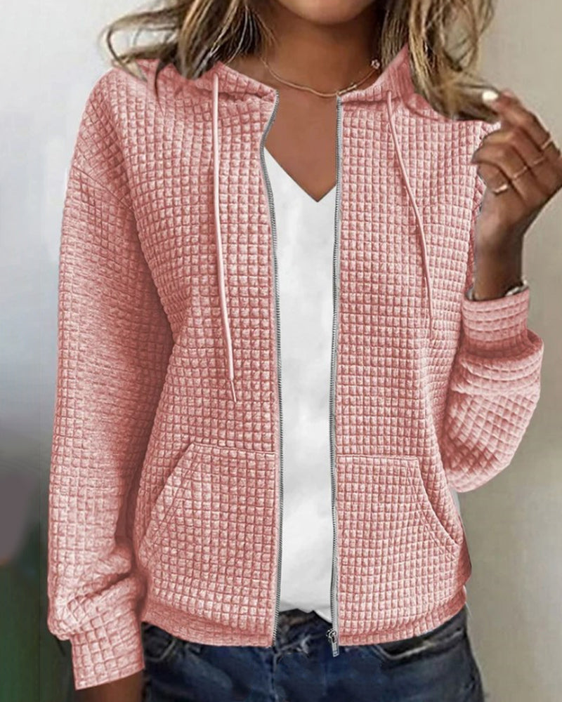 Monica - Casual cardigan med lommer