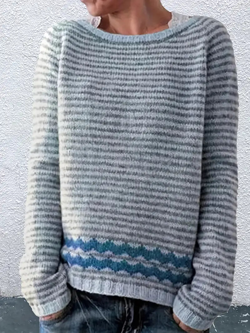 Helle - Stribet sweater