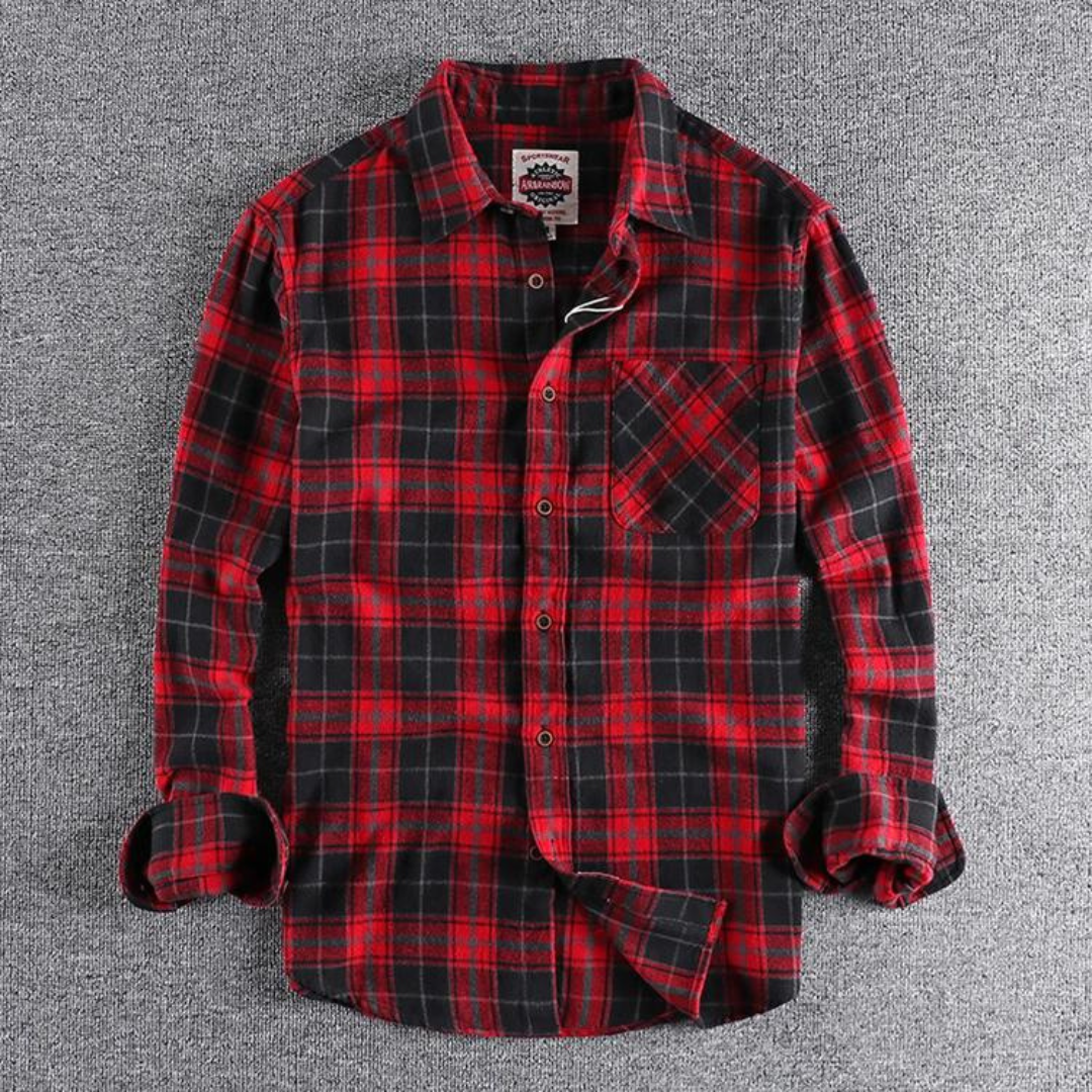 Maje - Lumberjack Bluse til Sommer/Forår