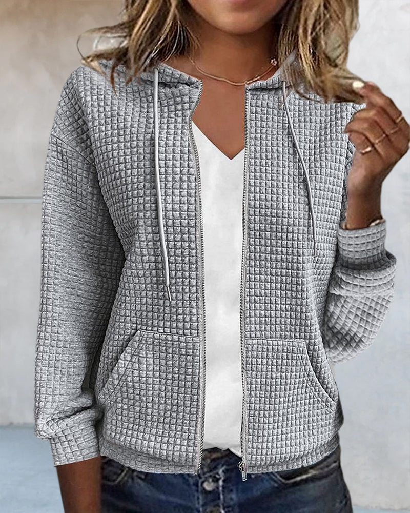 Monica - Casual cardigan med lommer