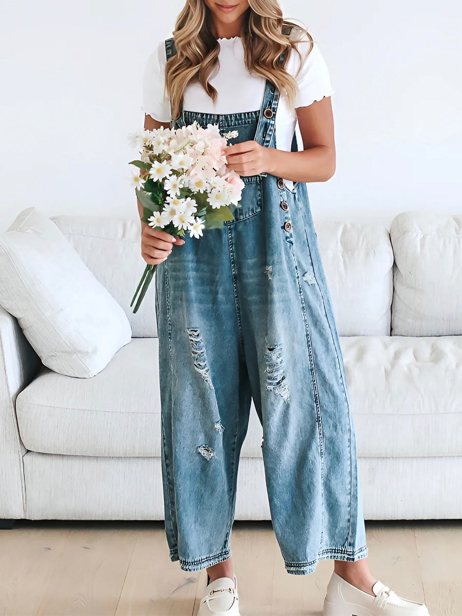 Camie - Jumpsuit af denim