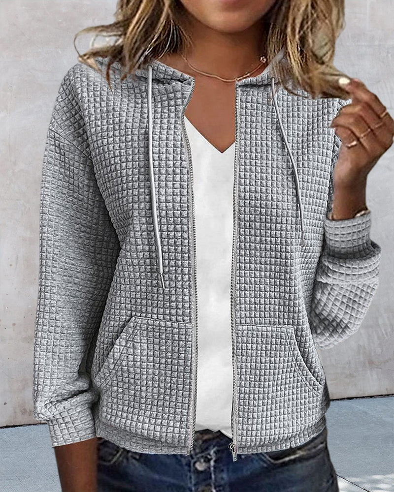 Monica - Casual cardigan med lommer