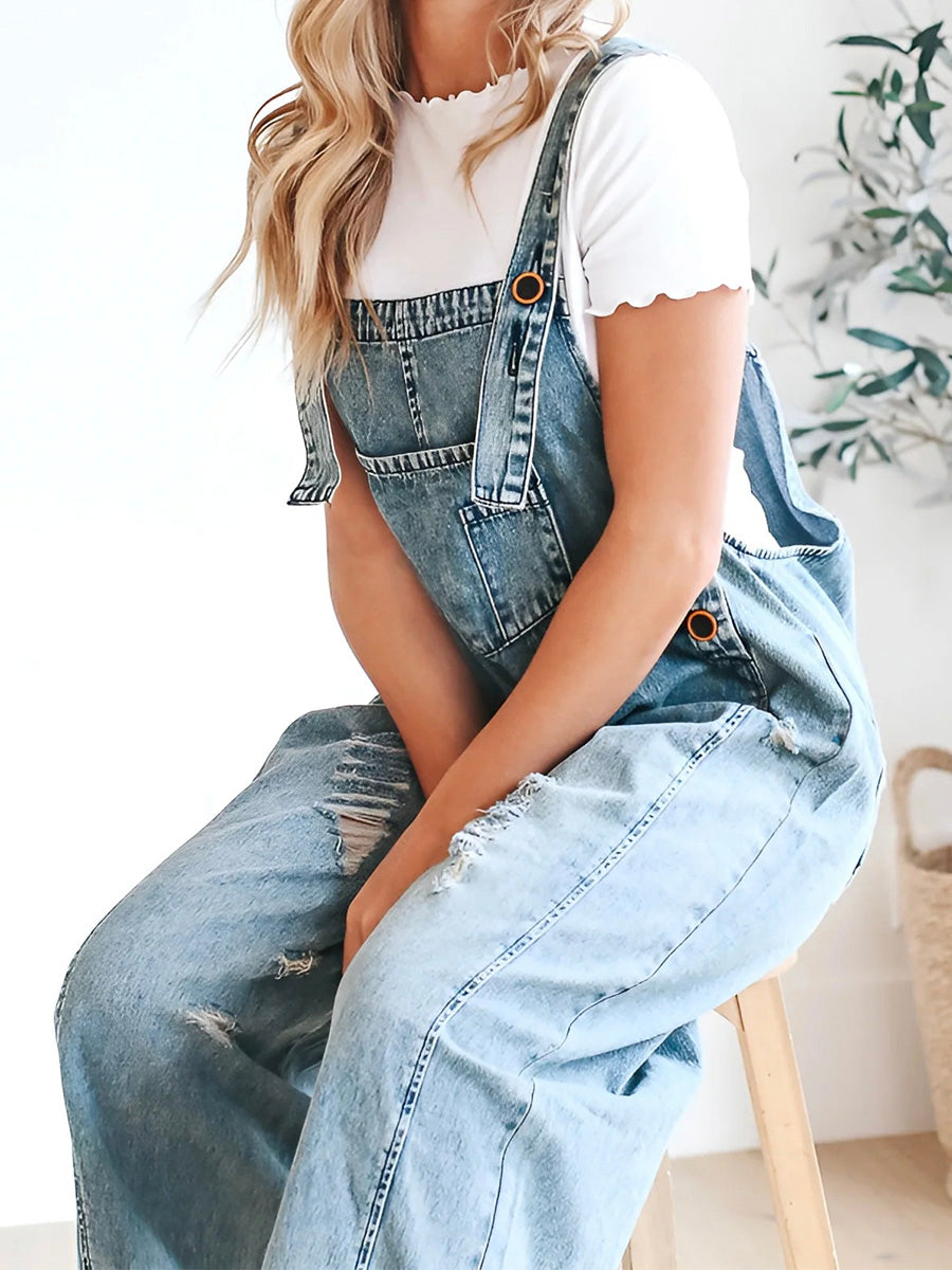 Camie - Jumpsuit af denim