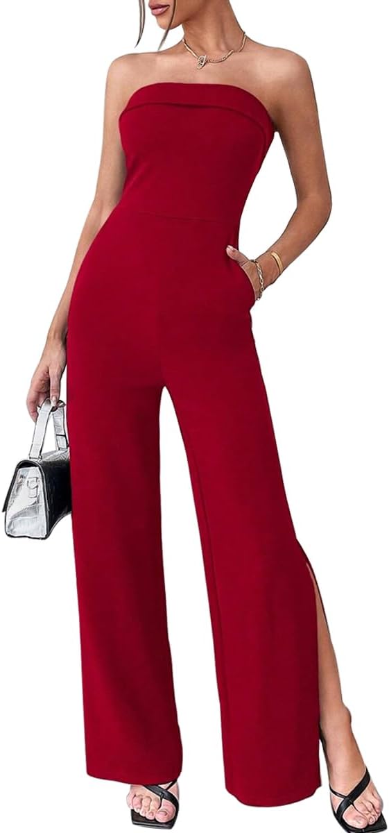 Cecily - Stilfuld jumpsuit uden ryg