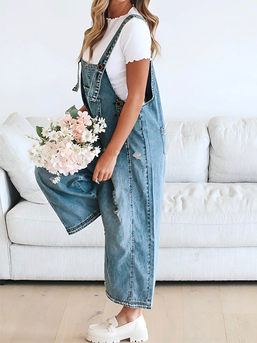 Camie - Jumpsuit af denim