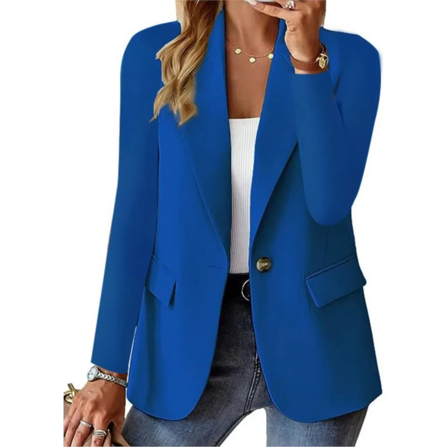 Glonney - Casual solid blazer til damer