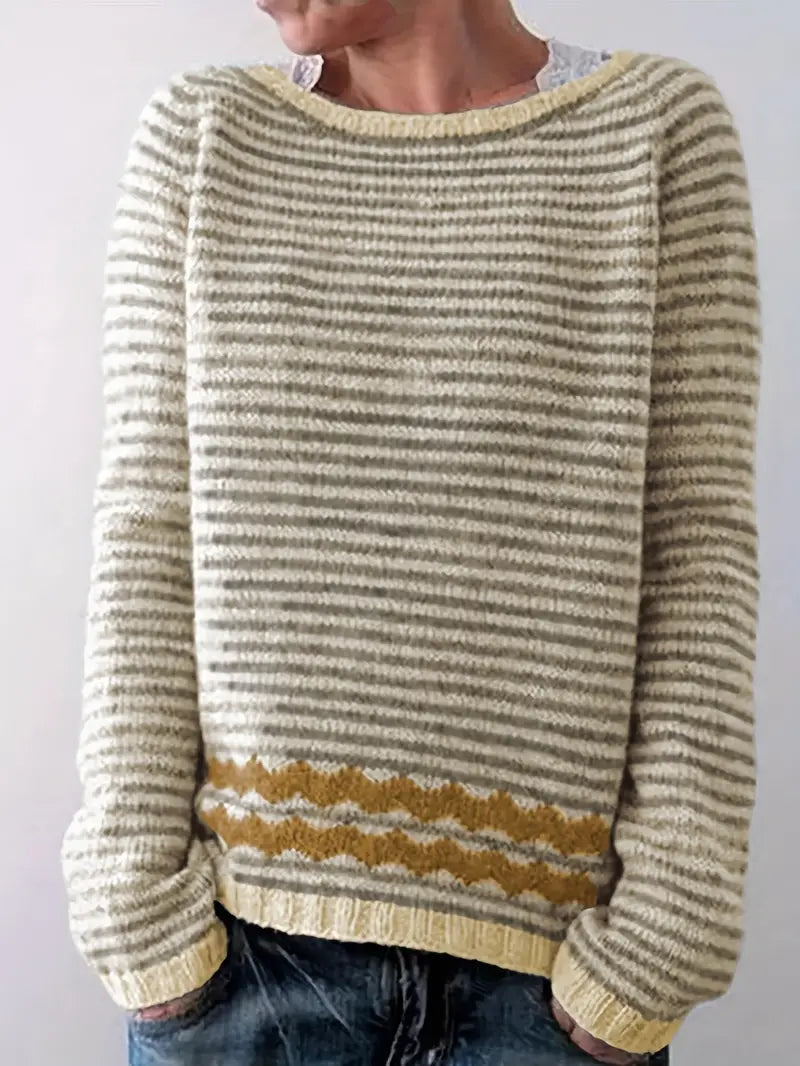 Helle - Stribet sweater