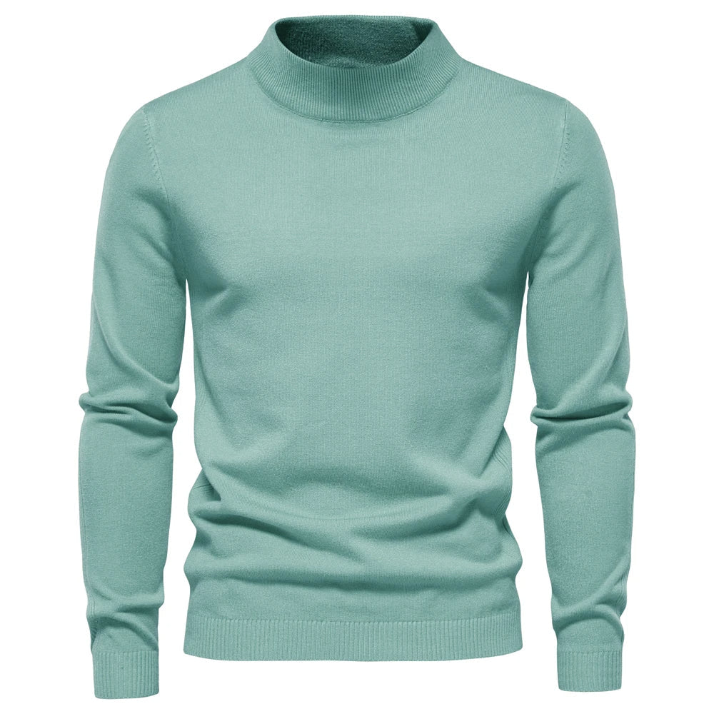 Rence - Stilfuld sweater med lille rullekrave