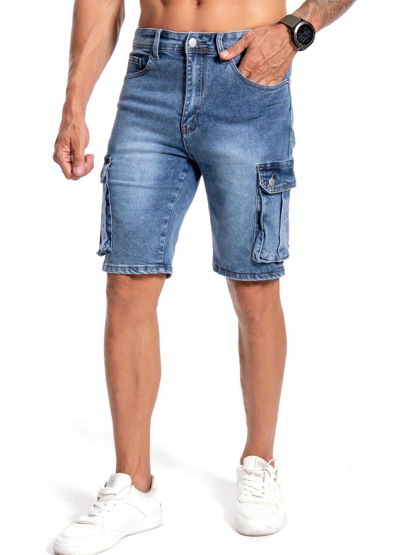 Kunner - Denimshorts til mænd med stil og funktionalitet