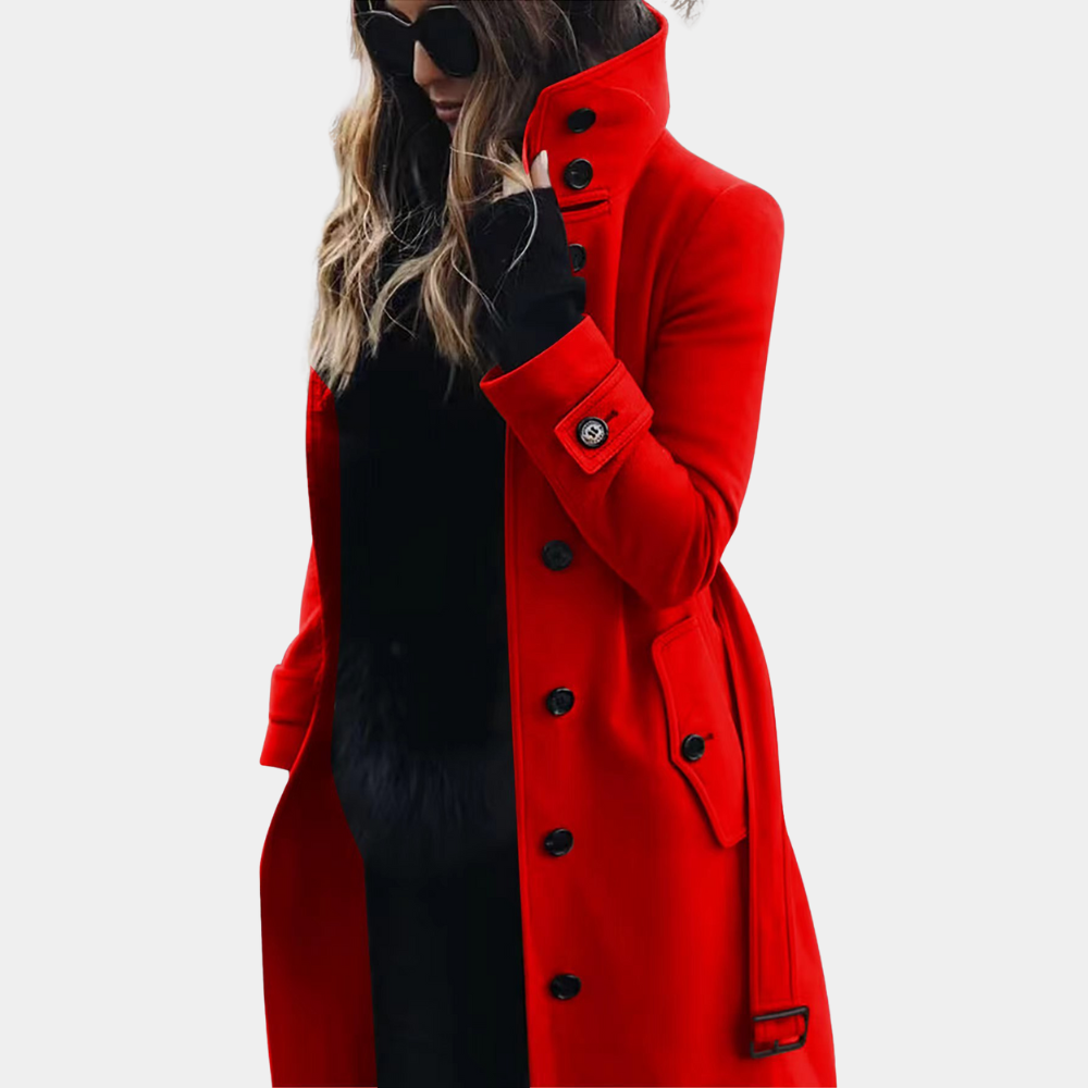 Ruthie - Stilfuld og varm Trench Coat til kvinder