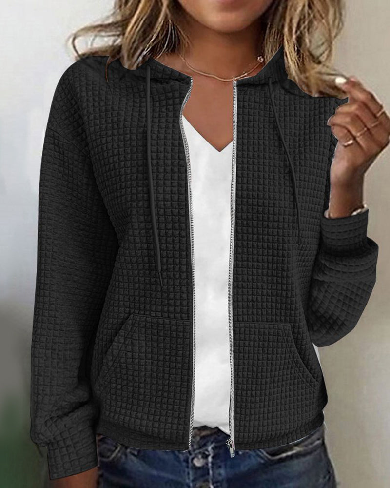 Monica - Casual cardigan med lommer