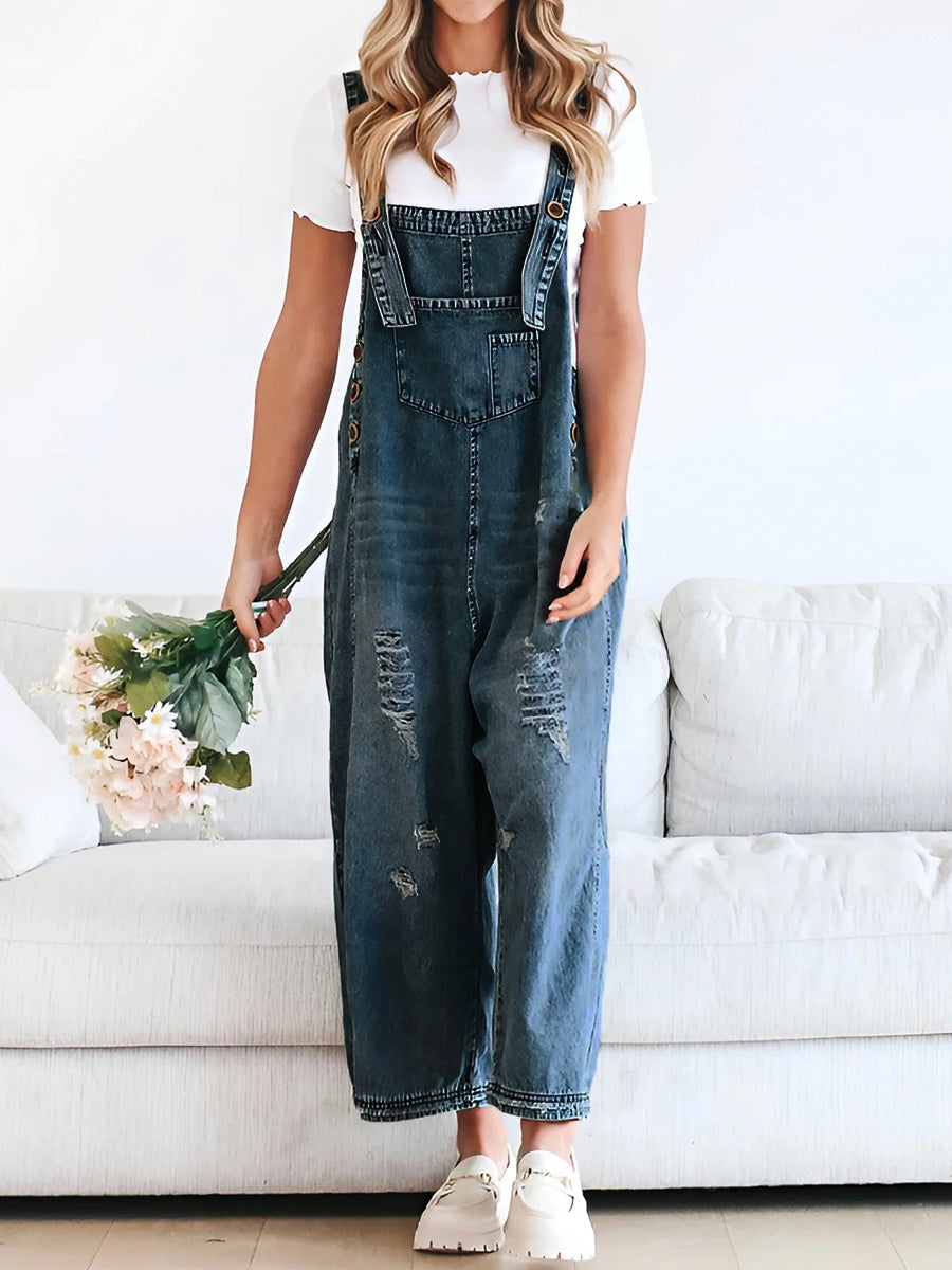 Camie - Jumpsuit af denim