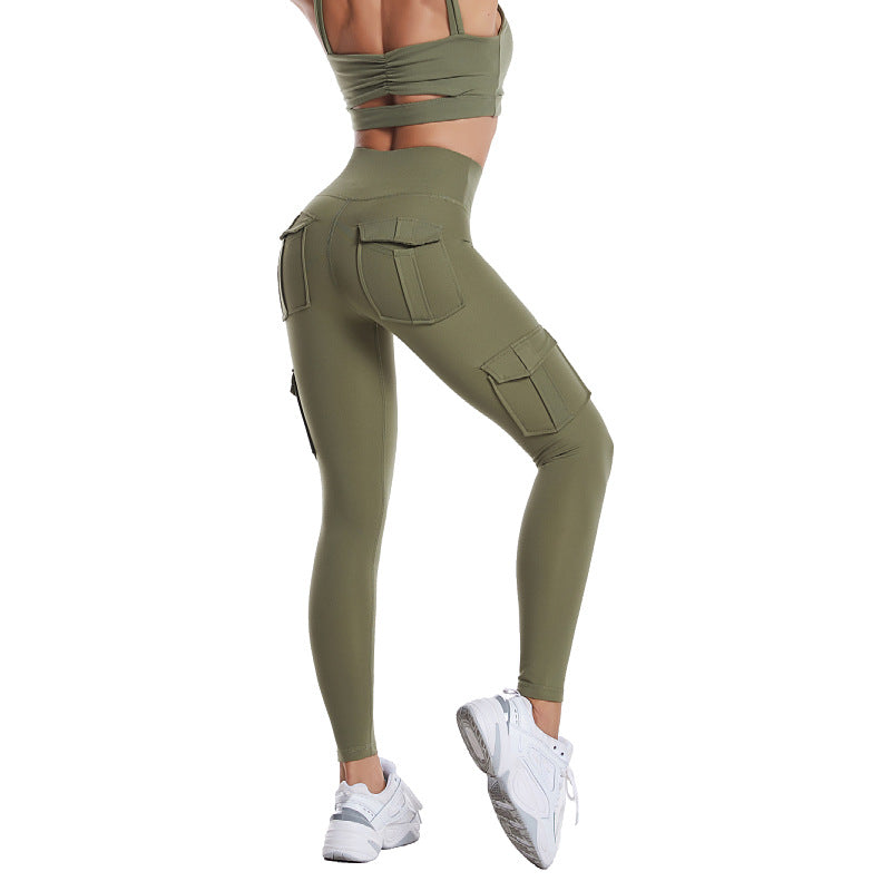 Shiena - Trendy cargo-leggings