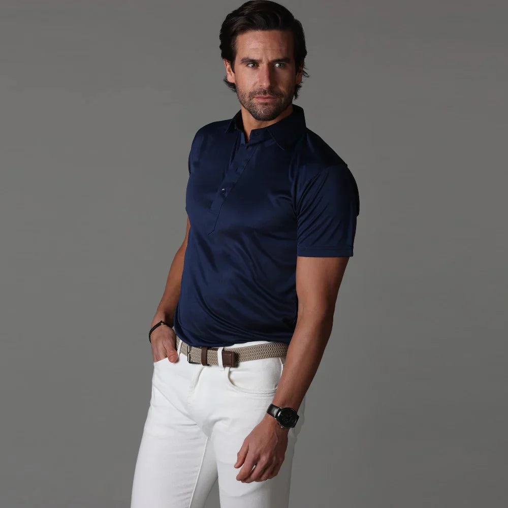 Steven - Stijve Kraag Dress Polo