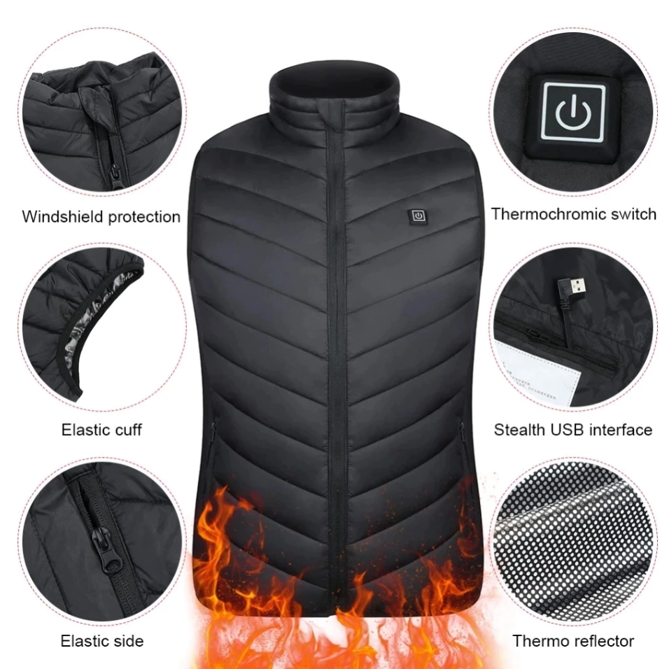 Dylan - BodyWarmer smart opvarmet vest