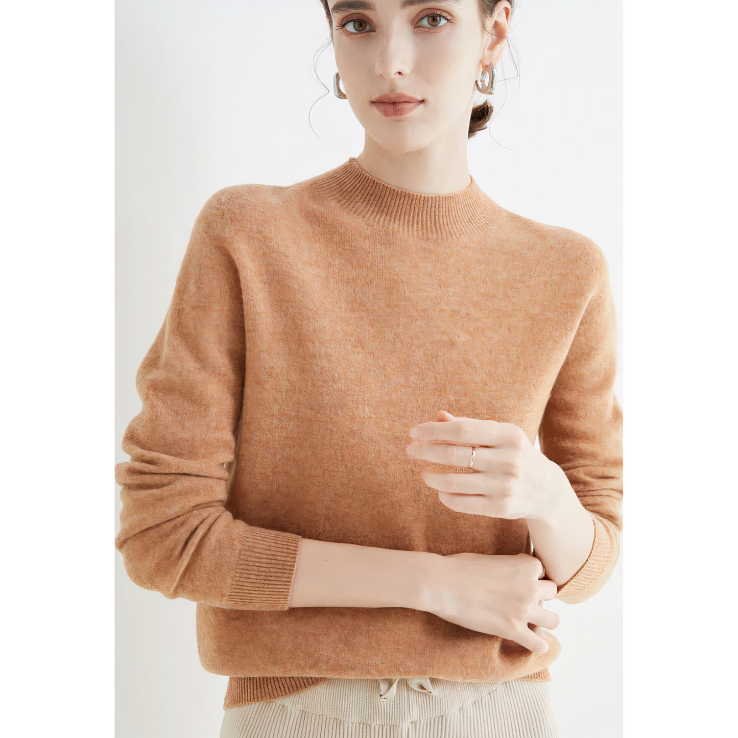 Maja - Strikket sweater i kashmir