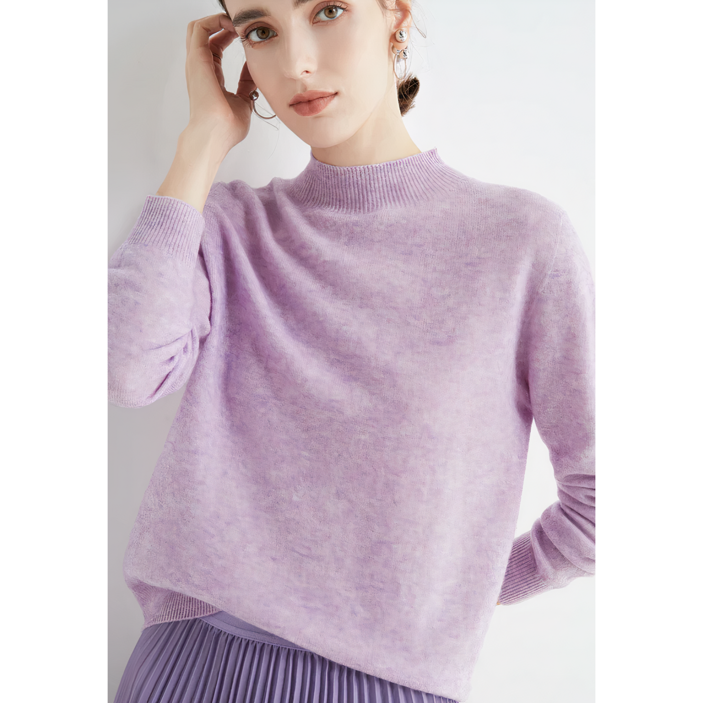 Maja - Strikket sweater i kashmir