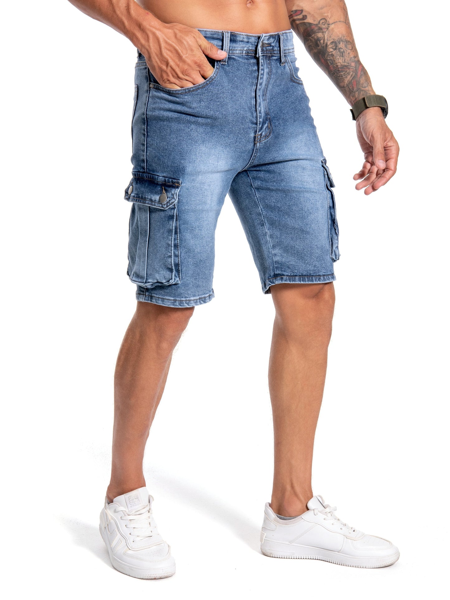 Kunner - Denimshorts til mænd med stil og funktionalitet