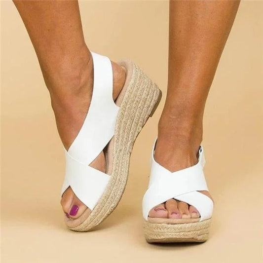 Hesina - Elegante espadrillesandaler