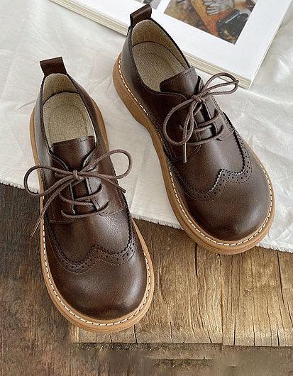 Rexie - Brede Oxford-sko i brogue-stil