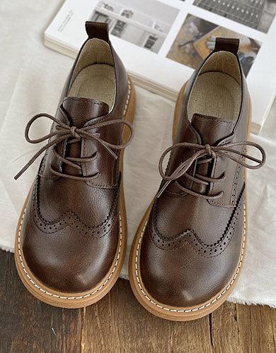 Rexie - Brede Oxford-sko i brogue-stil